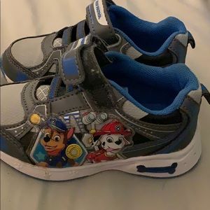 Light up paw patrol sneakers. Size 7.
